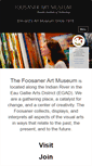 Mobile Screenshot of foosanerartmuseum.org